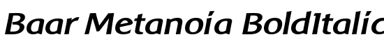 Baar Metanoia BoldItalic - Download Thousands of Free Fonts at FontZone.net