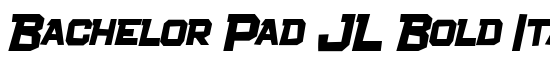 Bachelor Pad JL Bold Italic - Download Thousands of Free Fonts at FontZone.net