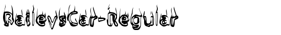 BaileysCar-Regular - Download Thousands of Free Fonts at FontZone.net