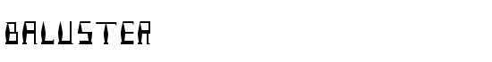 Baluster - Download Thousands of Free Fonts at FontZone.net