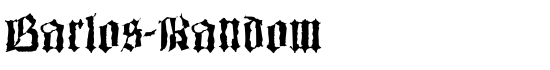 Barlos-Random - Download Thousands of Free Fonts at FontZone.net