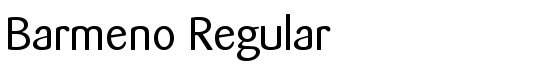 Barmeno Regular - Download Thousands of Free Fonts at FontZone.net