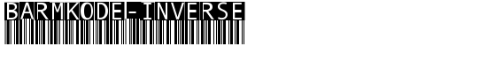 BarMKode-Inverse - Download Thousands of Free Fonts at FontZone.net