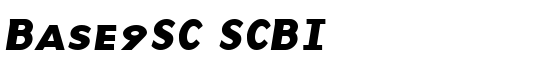 Base9SC SCBI - Download Thousands of Free Fonts at FontZone.net