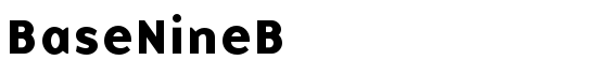 BaseNineB - Download Thousands of Free Fonts at FontZone.net