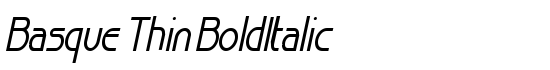 Basque Thin BoldItalic - Download Thousands of Free Fonts at FontZone.net