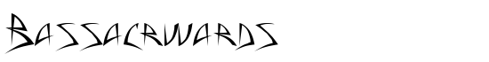 Bassackwards - Download Thousands of Free Fonts at FontZone.net