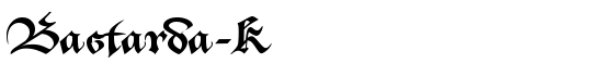 Bastarda-K - Download Thousands of Free Fonts at FontZone.net
