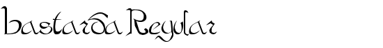 Bastarda Regular - Download Thousands of Free Fonts at FontZone.net