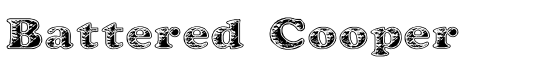 Battered Cooper - Download Thousands of Free Fonts at FontZone.net