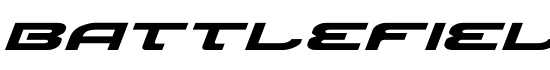 Battlefield Expanded Italic - Download Thousands of Free Fonts at FontZone.net