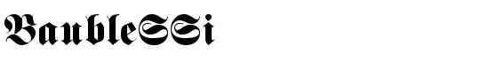 BaubleSSi - Download Thousands of Free Fonts at FontZone.net