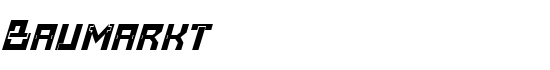 Baumarkt - Download Thousands of Free Fonts at FontZone.net