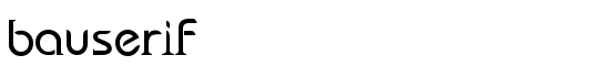 bauserif - Download Thousands of Free Fonts at FontZone.net