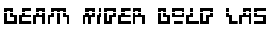 Beam Rider Bold Laser - Download Thousands of Free Fonts at FontZone.net