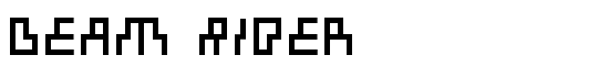 Beam Rider - Download Thousands of Free Fonts at FontZone.net