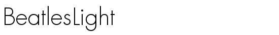 BeatlesLight - Download Thousands of Free Fonts at FontZone.net
