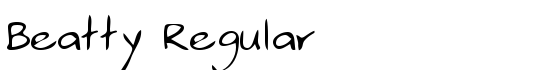 Beatty Regular - Download Thousands of Free Fonts at FontZone.net