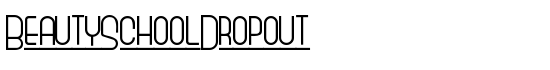 BeautySchoolDropout - Download Thousands of Free Fonts at FontZone.net