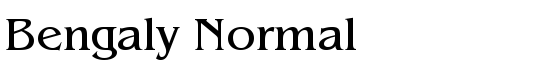 Bengaly Normal - Download Thousands of Free Fonts at FontZone.net