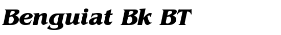 Benguiat Bk BT - Download Thousands of Free Fonts at FontZone.net