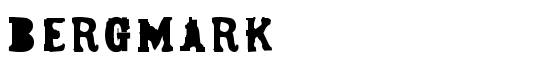 Bergmark - Download Thousands of Free Fonts at FontZone.net