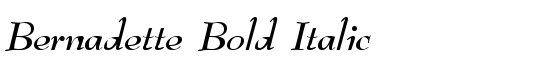 Bernadette Bold Italic - Download Thousands of Free Fonts at FontZone.net