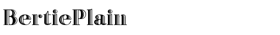 BertiePlain - Download Thousands of Free Fonts at FontZone.net