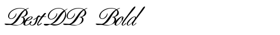 BestDB Bold - Download Thousands of Free Fonts at FontZone.net