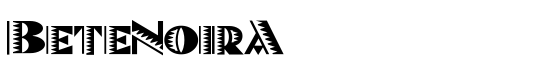 BeteNoirA - Download Thousands of Free Fonts at FontZone.net