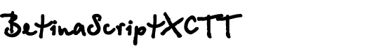 BetinaScriptXCTT - Download Thousands of Free Fonts at FontZone.net