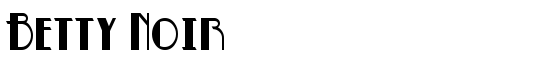 Betty Noir - Download Thousands of Free Fonts at FontZone.net