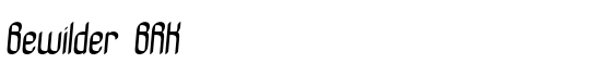Bewilder BRK - Download Thousands of Free Fonts at FontZone.net
