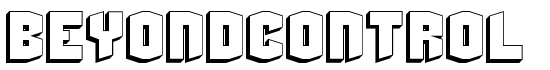 BeyondControl - Download Thousands of Free Fonts at FontZone.net
