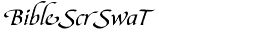BibleScrSwaT - Download Thousands of Free Fonts at FontZone.net