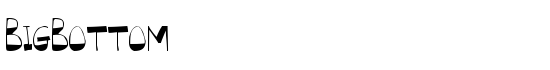 BigBottom - Download Thousands of Free Fonts at FontZone.net