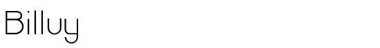 Billuy - Download Thousands of Free Fonts at FontZone.net
