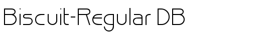 Biscuit-Regular DB - Download Thousands of Free Fonts at FontZone.net