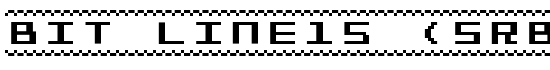 Bit Line15 (sRB) - Download Thousands of Free Fonts at FontZone.net