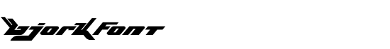 BjorkFont - Download Thousands of Free Fonts at FontZone.net