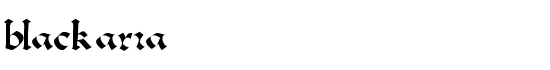Black Aria 4 - Download Thousands of Free Fonts at FontZone.net