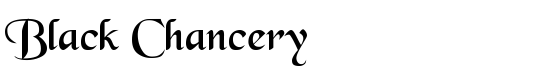 Black Chancery - Download Thousands of Free Fonts at FontZone.net