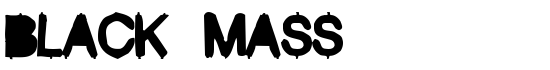 Black Mass - Download Thousands of Free Fonts at FontZone.net