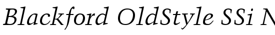 Blackford OldStyle SSi Normal - Download Thousands of Free Fonts at FontZone.net