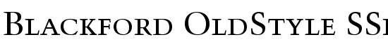 Blackford OldStyle SSi Small Caps  - Download Thousands of Free Fonts at FontZone.net