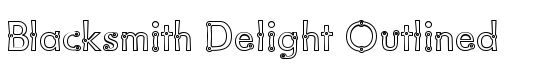 Blacksmith Delight Outlined - Download Thousands of Free Fonts at FontZone.net
