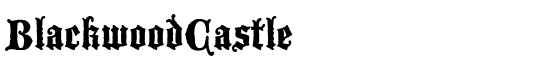 BlackwoodCastle - Download Thousands of Free Fonts at FontZone.net