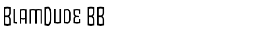 BlamDude BB - Download Thousands of Free Fonts at FontZone.net