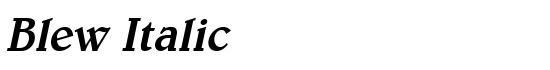 Blew Italic - Download Thousands of Free Fonts at FontZone.net