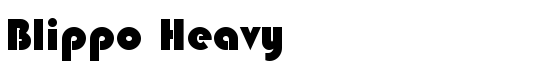 Blippo-Heavy - Download Thousands of Free Fonts at FontZone.net